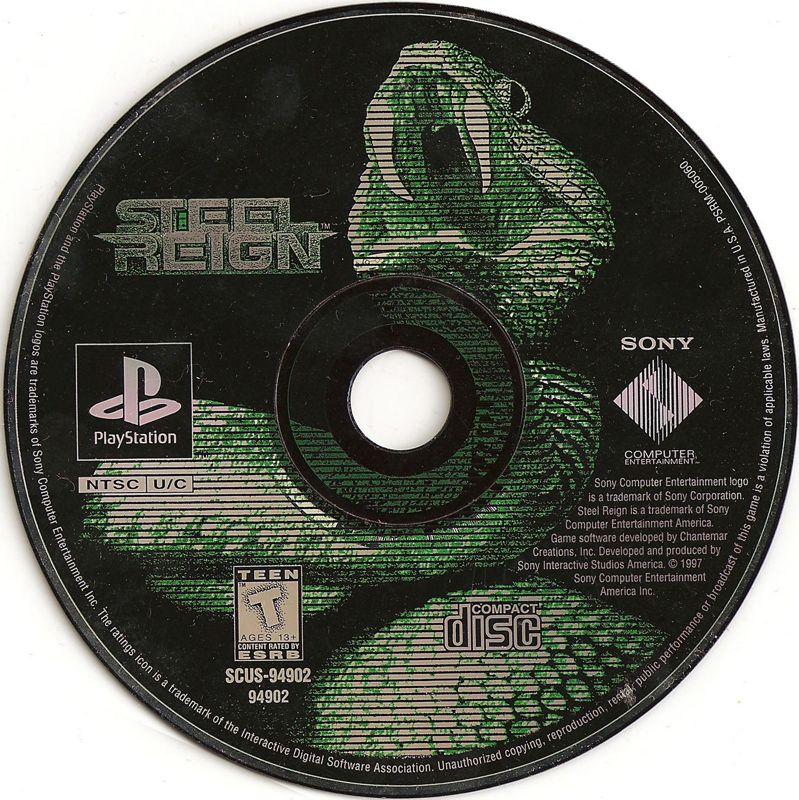 Media for Steel Reign (PlayStation)