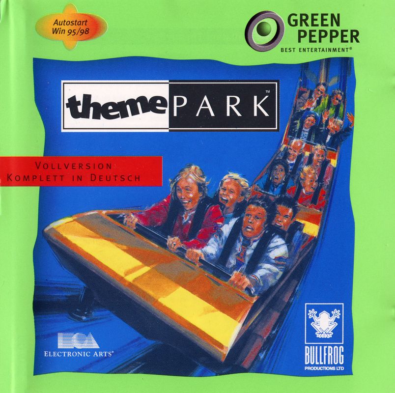 Front Cover for Theme Park (DOS) (Green Pepper release)