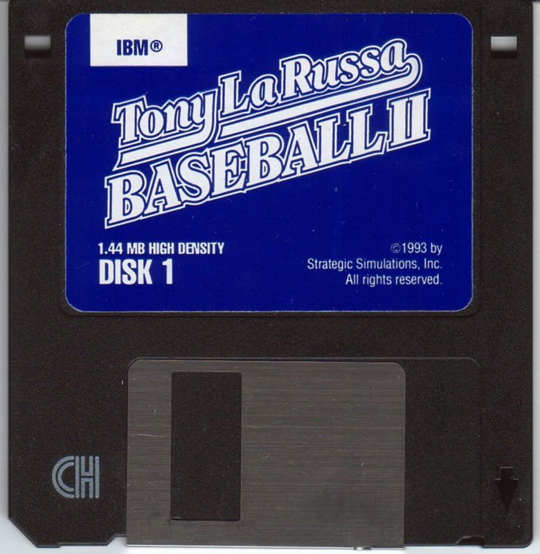 Media for Tony La Russa Baseball II (DOS) (3.5" floppy disk release): Disk 1/6