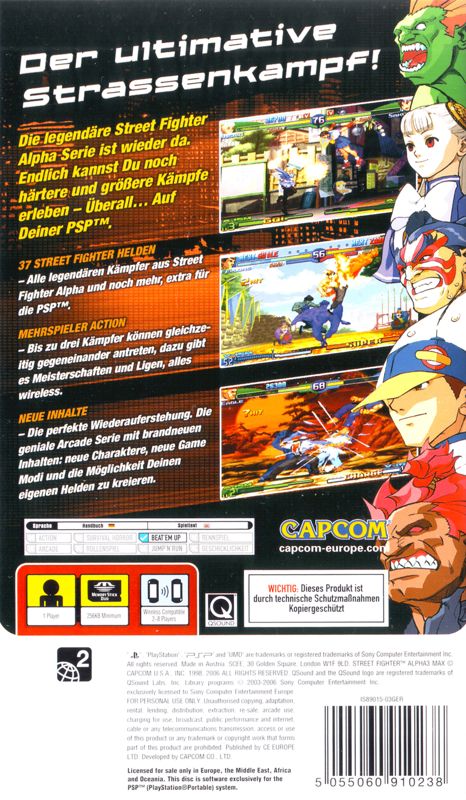 Street Fighter Alpha 3 cover or packaging material - MobyGames