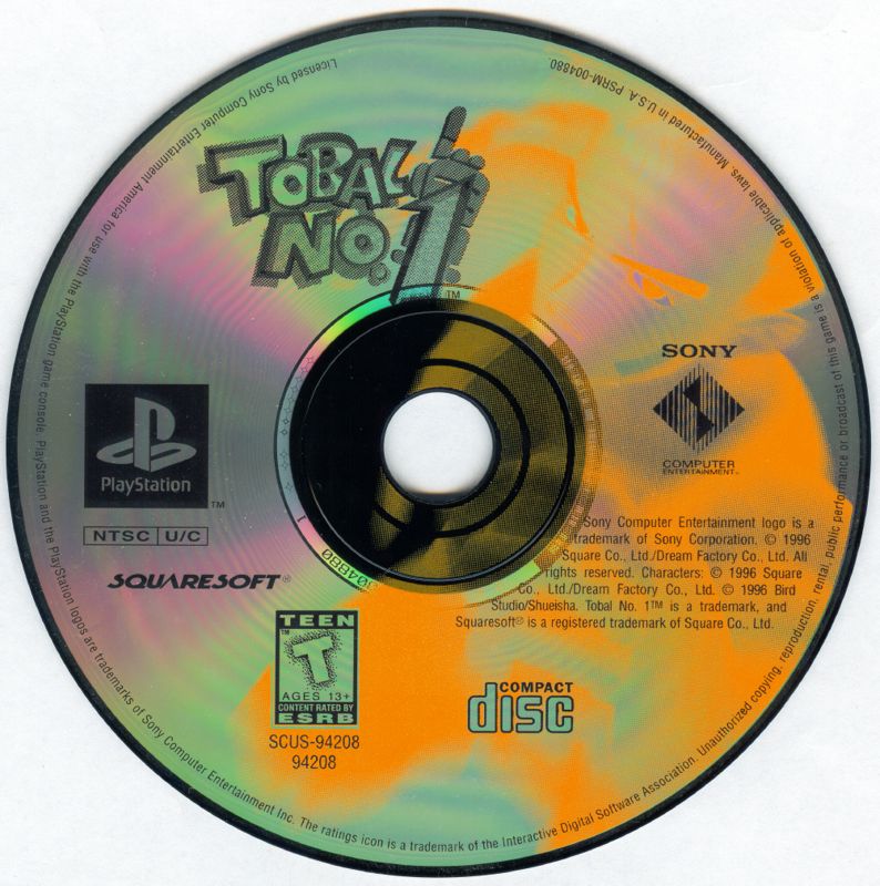 Media for Tobal No.1 (PlayStation)