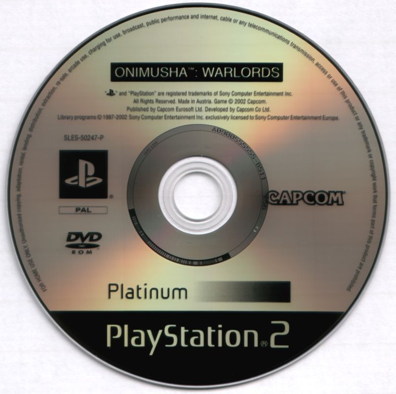 Media for Onimusha: Warlords (PlayStation 2) (Platinum release)