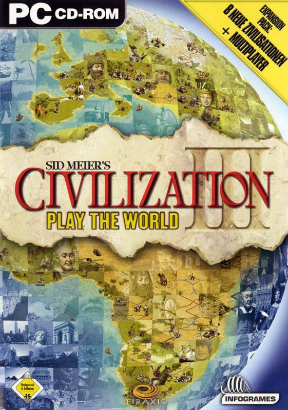 Front Cover for Sid Meier's Civilization III: Play the World (Windows)