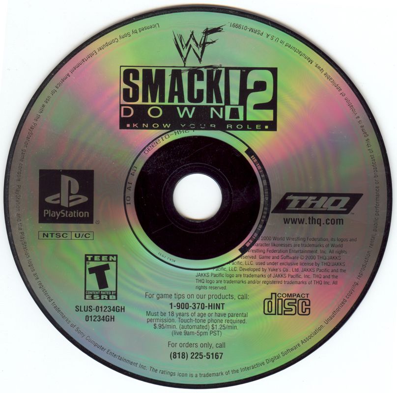 Wwf Smackdown Know Your Role Cover Or Packaging Material Mobygames