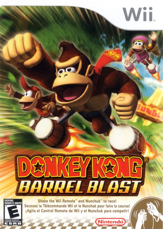 Front Cover for Donkey Kong Barrel Blast (Wii)