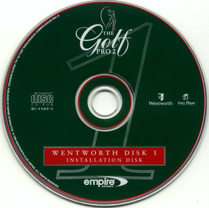Media for The Golf Pro 2 (Windows): Disk 1