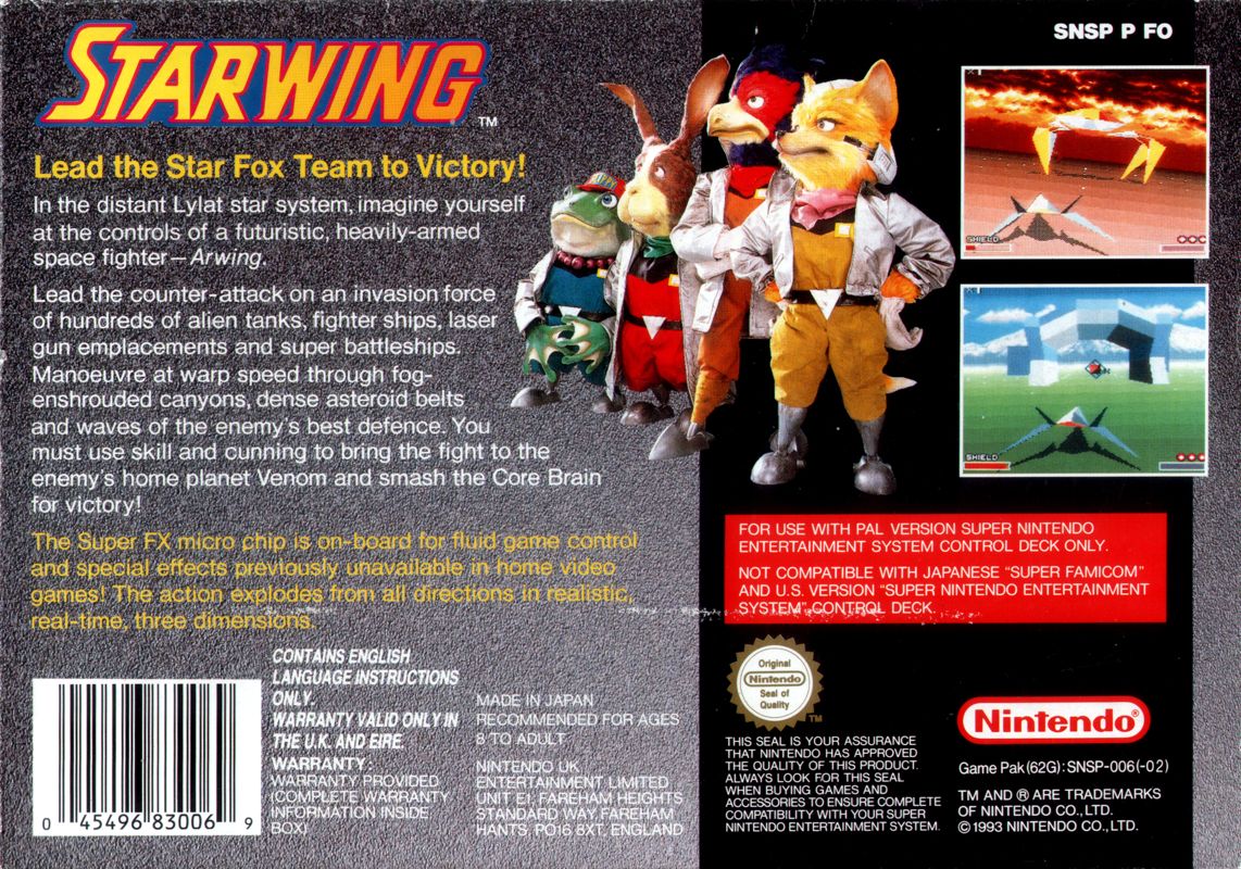 Star Fox (1993) - MobyGames