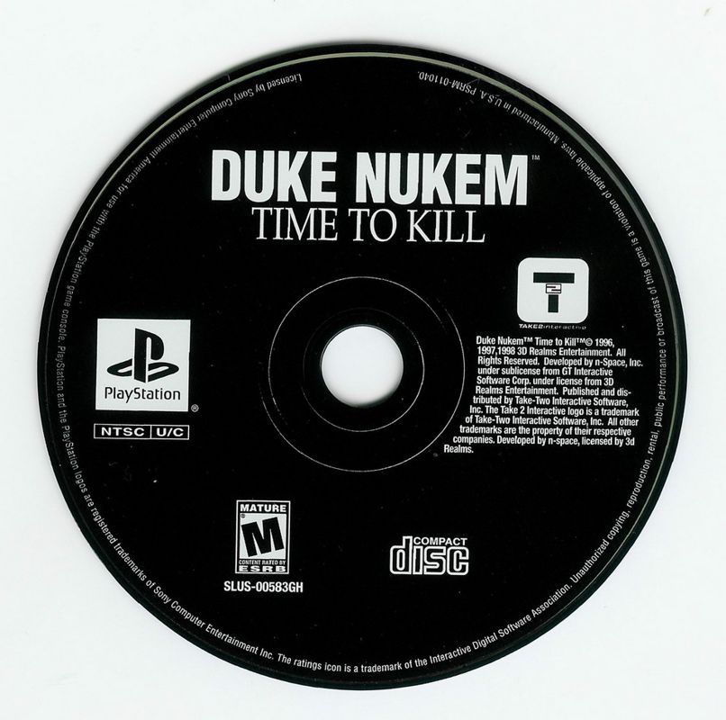 Media for Duke Nukem: Time to Kill (PlayStation) (Greatest Hits release)