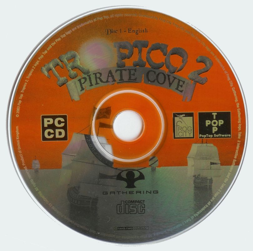 Media for Tropico 2: Pirate Cove (Windows) (PC Best Buy release): Disc 1