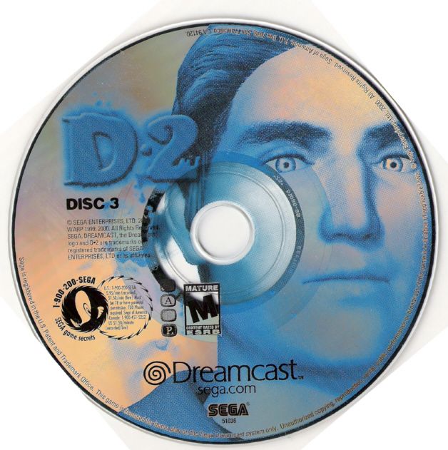 Media for D-2 (Dreamcast): Disc 3
