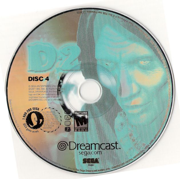 Media for D-2 (Dreamcast): Disc 4