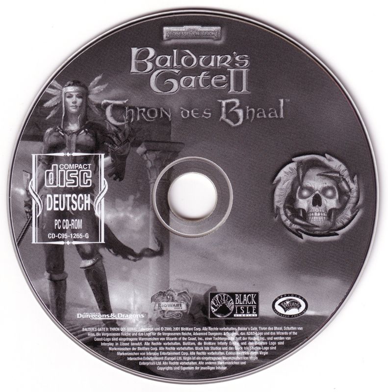 Media for Baldur's Gate II: Throne of Bhaal (Windows)