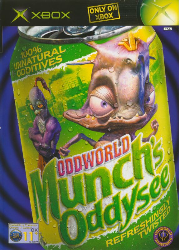 Front Cover for Oddworld: Munch's Oddysee (Xbox)
