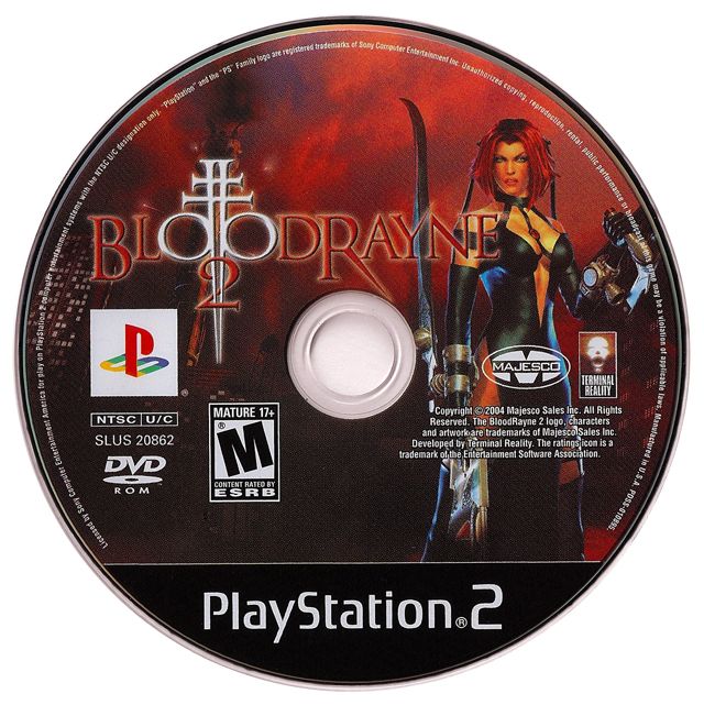 Media for BloodRayne 2 (PlayStation 2)