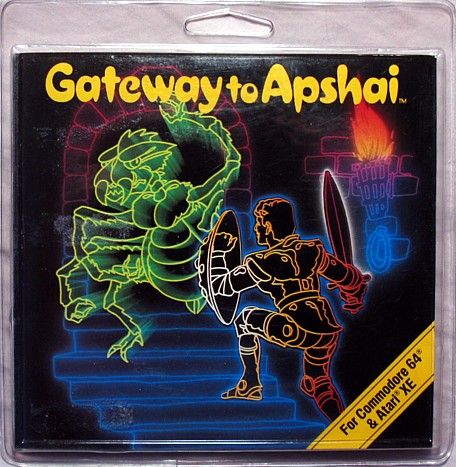 Front Cover for Gateway to Apshai (Atari 8-bit and Commodore 64) (Blister pack - Value-U-Line release (budget))