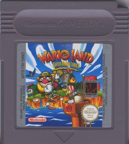 Wario Land: Super Mario Land 3 Cover Or Packaging Material - Mobygames