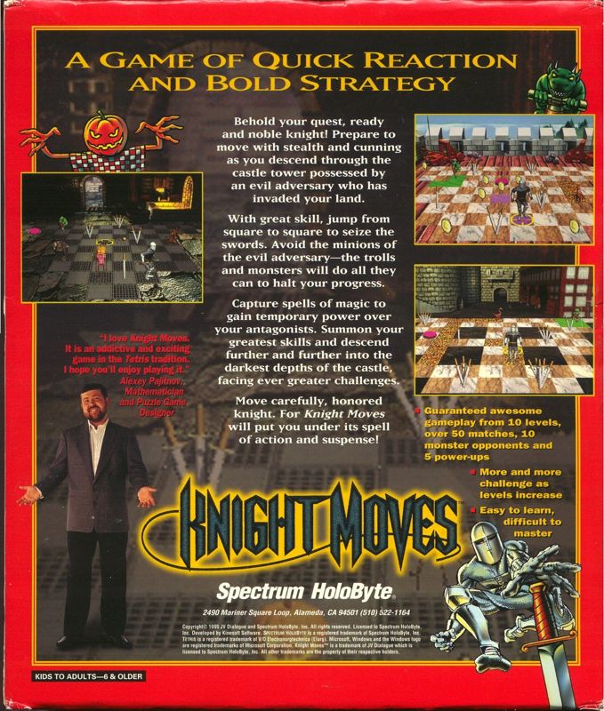 Back Cover for Knight Moves (Windows)