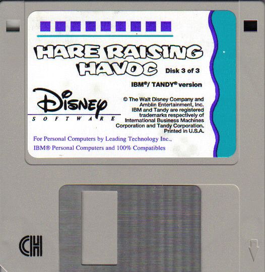 Media for Hare Raising Havoc (DOS)