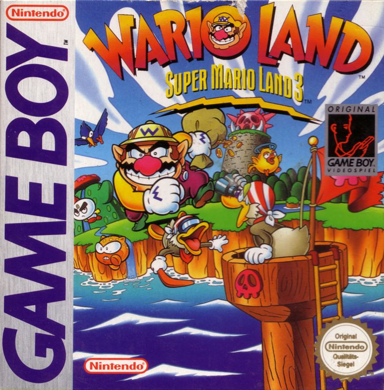 Front Cover for Wario Land: Super Mario Land 3 (Game Boy)