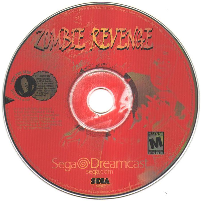 Media for Zombie Revenge (Dreamcast)