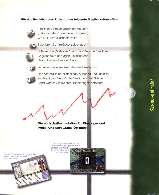 Inside Cover for Der Klomanager (Windows): Right Flap
