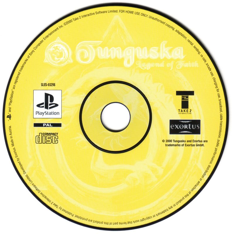 Media for Tunguska: Legend of Faith (PlayStation)