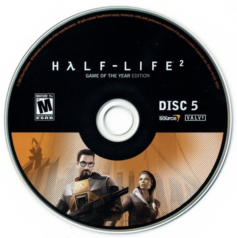 Media for Half-Life 2: Game of the Year Edition (Windows): Disc 5