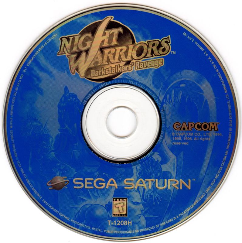 Media for Night Warriors: Darkstalkers' Revenge (SEGA Saturn)