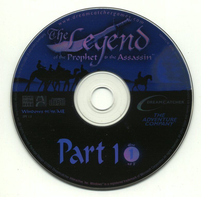 Media for The Legend of the Prophet & the Assassin (Windows): Disc 1/2 Part 1