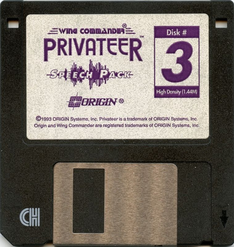 Media for Wing Commander: Privateer - Speech Pack (DOS): Disk 3