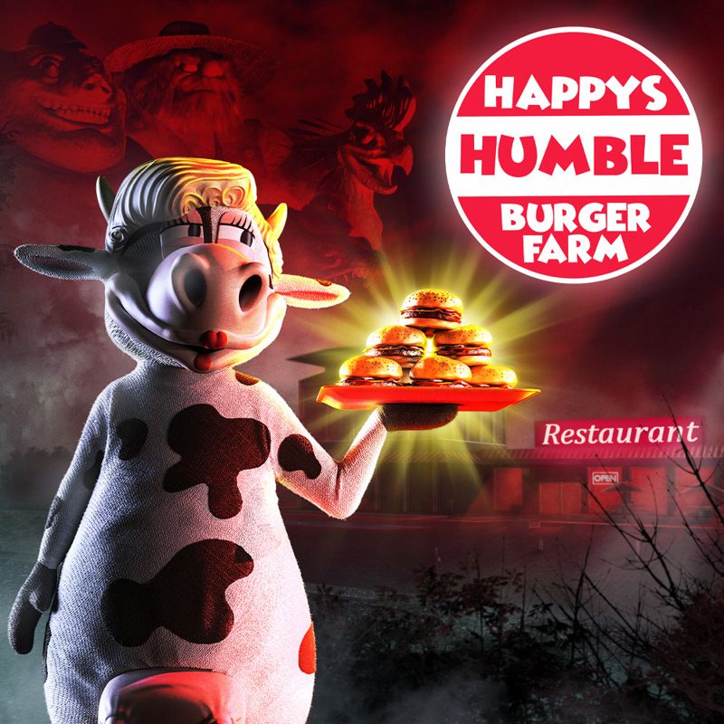 Front Cover for Happy's Humble Burger Farm (Nintendo Switch) (download release)