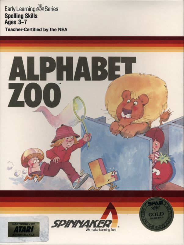 Front Cover for Alphabet Zoo (Atari 8-bit)