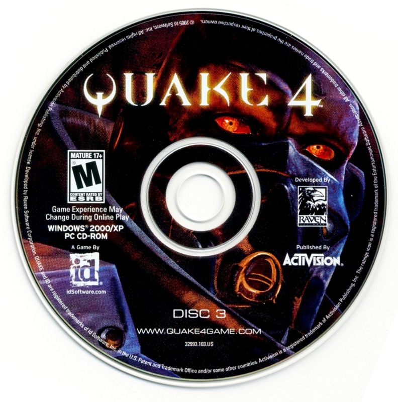 Media for Quake 4 (Windows): Disc 3