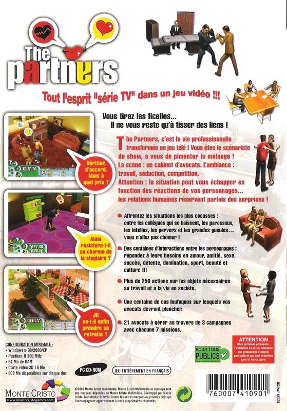 Back Cover for The Partners (Windows)