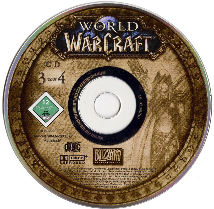 Media for World of WarCraft (Macintosh and Windows): Disc 3