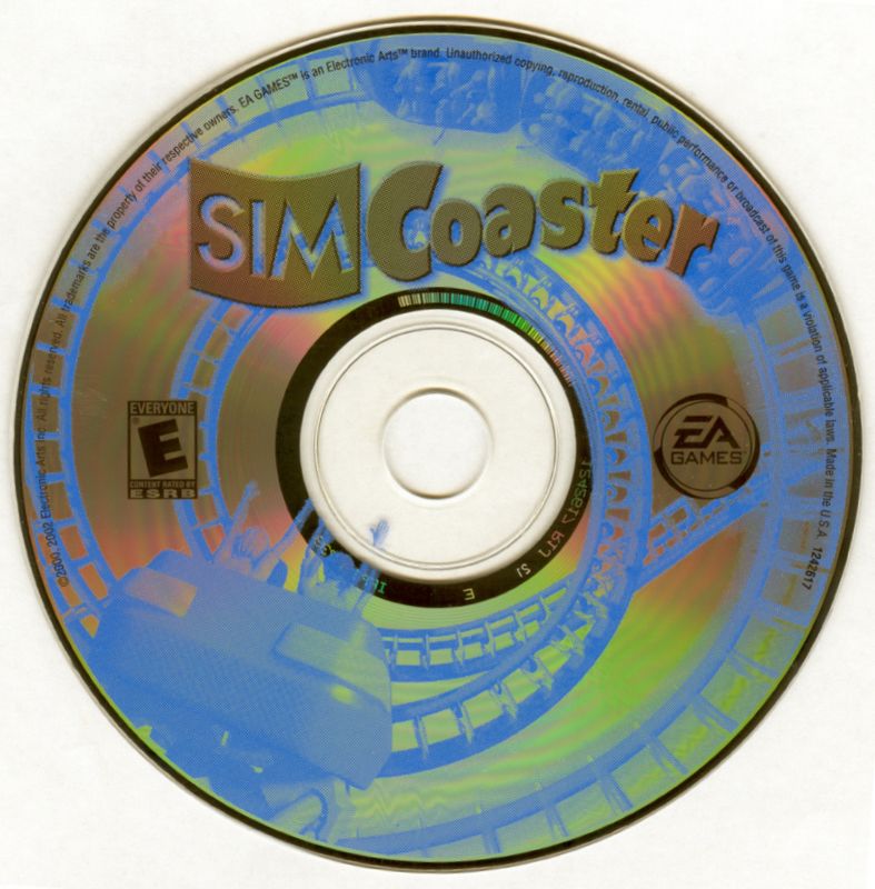 Media for Sim Mania 2 (Windows): SimCoaster Disc