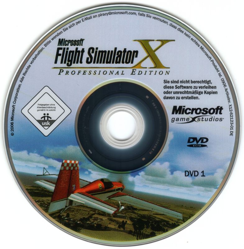 Media for Microsoft Flight Simulator X (Deluxe Edition) (Windows): Disc 1