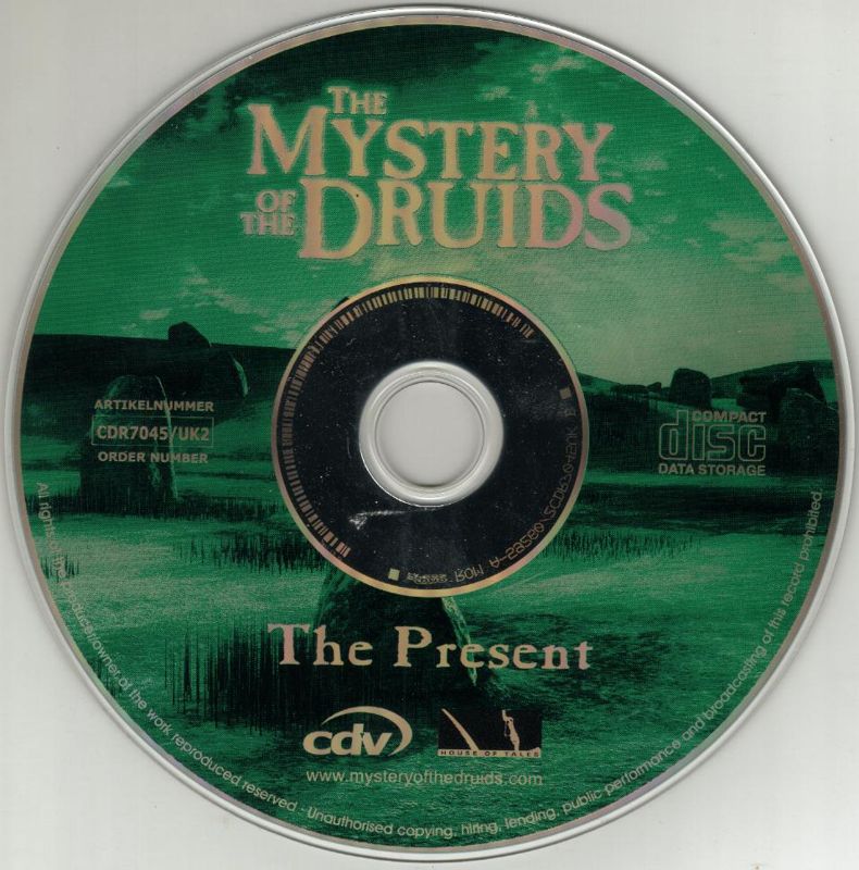 Media for The Mystery of the Druids (Windows): Disc 1 (The Present)