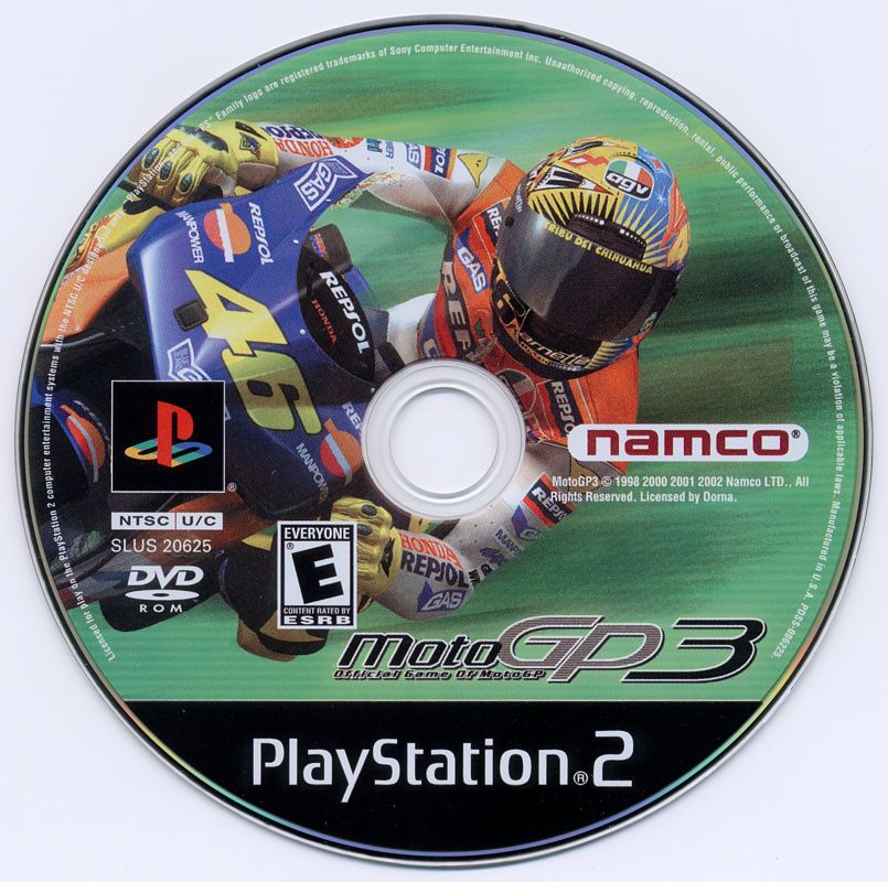 Media for MotoGP 3 (PlayStation 2)
