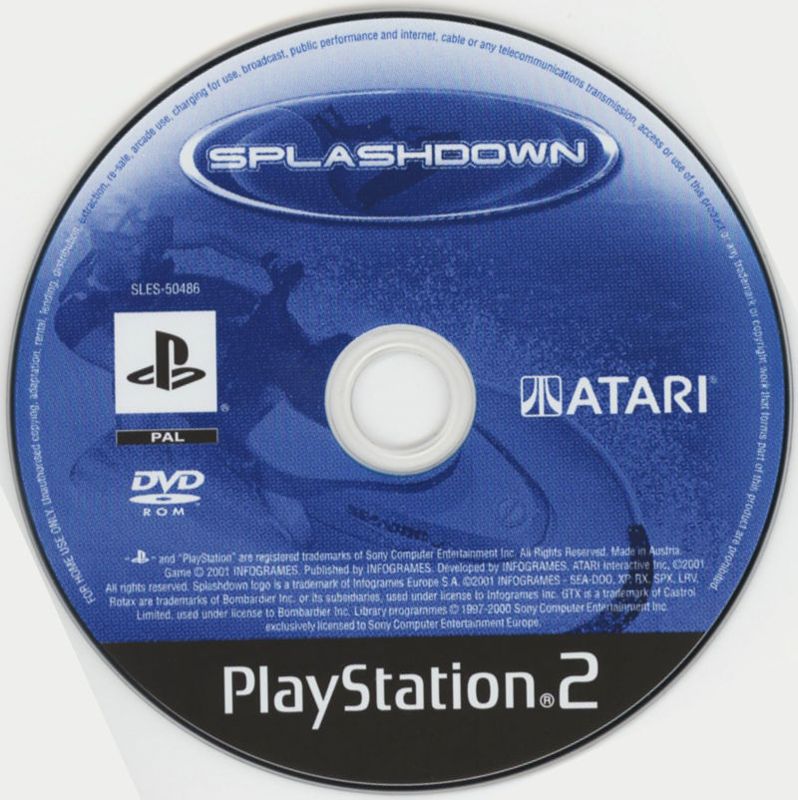 Media for Splashdown (PlayStation 2)