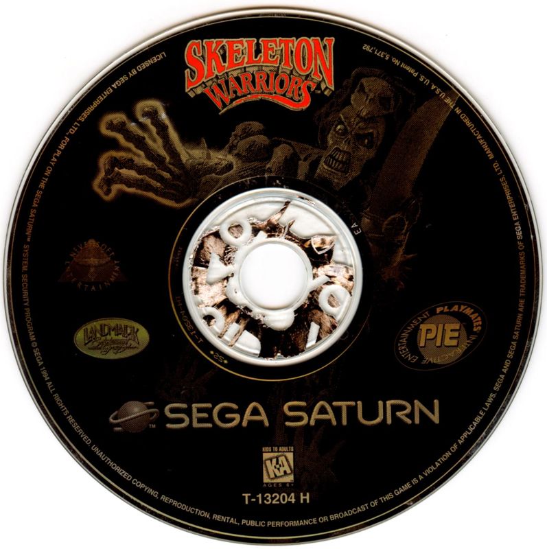 Media for Skeleton Warriors (SEGA Saturn)