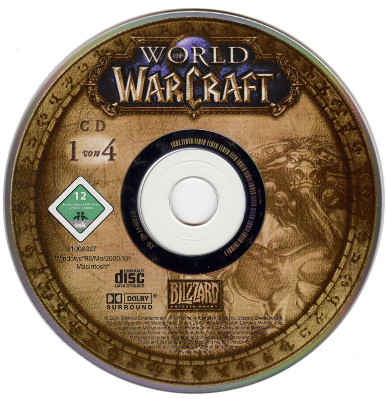Media for World of WarCraft (Macintosh and Windows): Disc 1