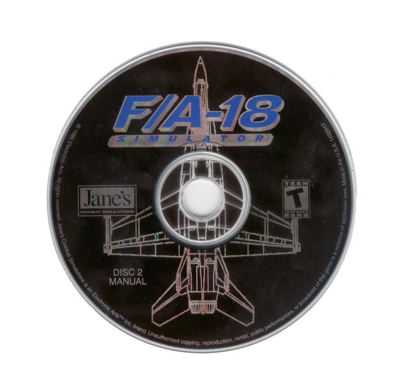 Media for Jane's Combat Simulations: F/A-18 Simulator (Windows) (EA Classics release): Manual disc