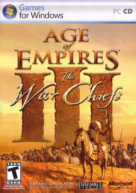 Other for Age of Empires III: The WarChiefs (Windows): Keep Case - Front