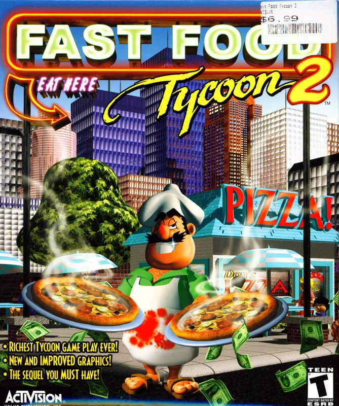 Front Cover for Fast Food Tycoon 2 (Windows)