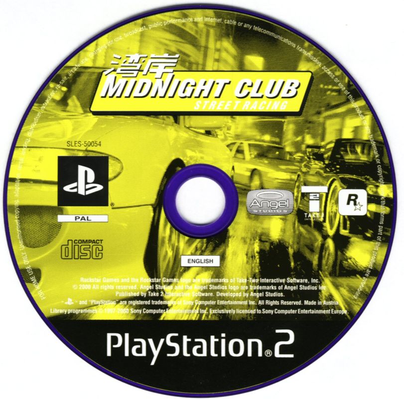 Media for Midnight Club: Street Racing (PlayStation 2)