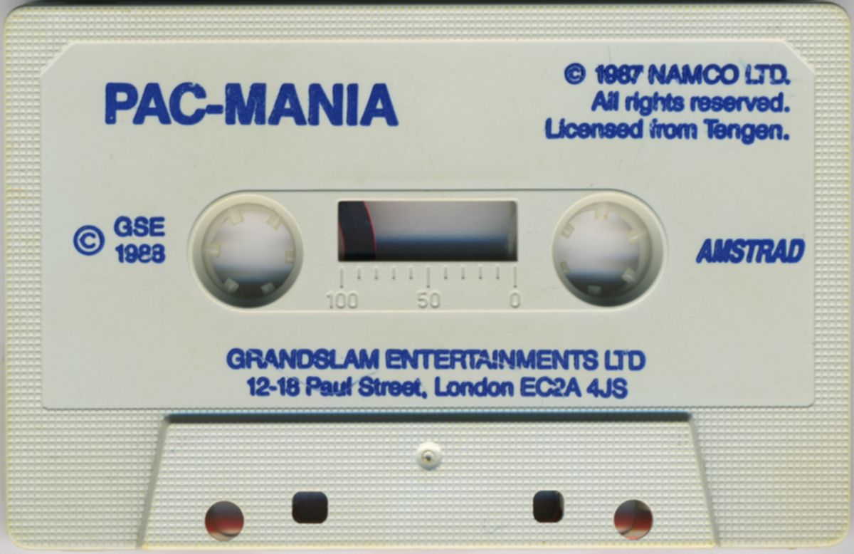 Media for Pac-Mania (Amstrad CPC)