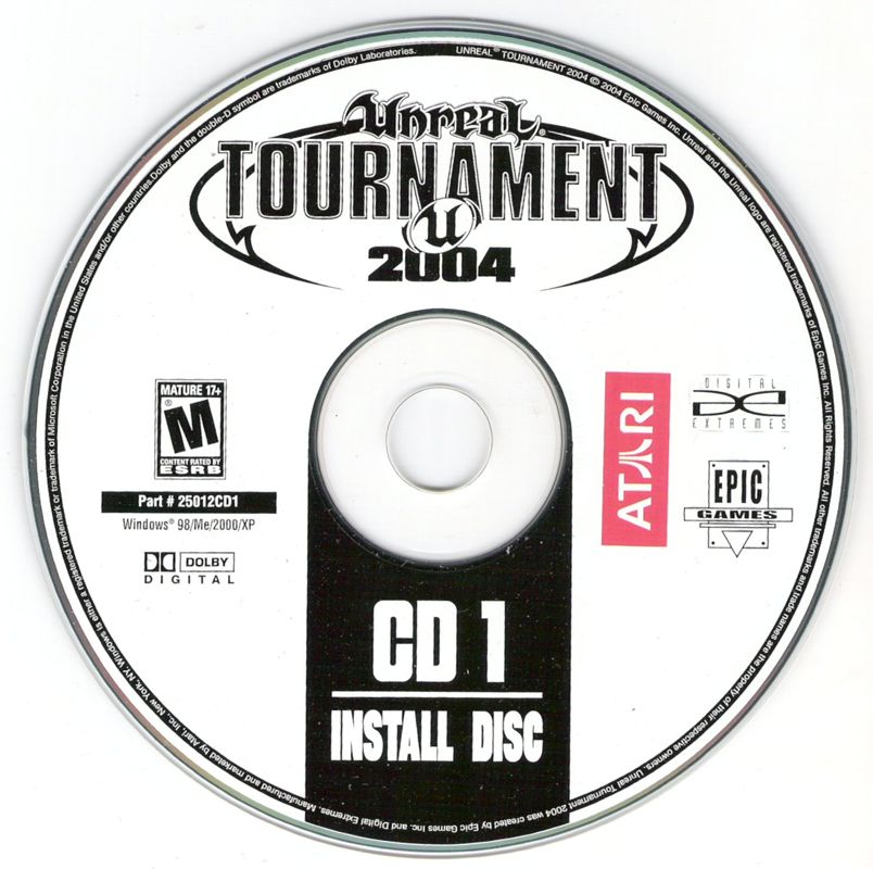 Media for Unreal Tournament 2004 (Linux and Windows): Install Disc 1/5