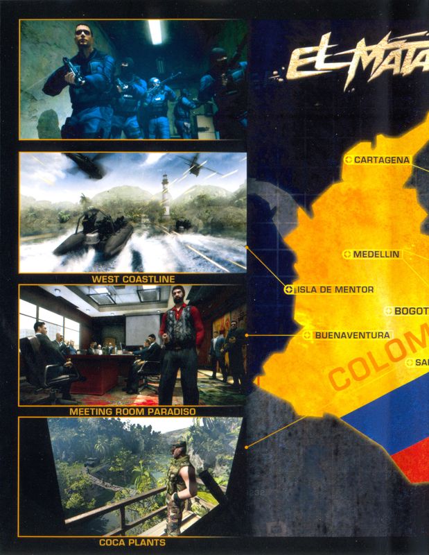 Inside Cover for El Matador (Windows): Left