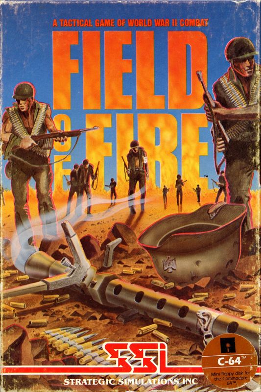 Front Cover for Field of Fire (Commodore 64)